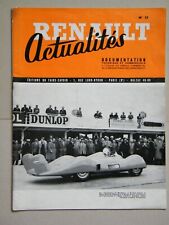 RENAULT Actualités L'ETOILE FILANTE , MONTHLERY 1956 , Revue Interne au réseau .