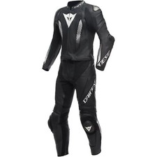 Dainese Laguna Seca 5 Combinaison De Moto Pour Hommes 30 Deux Pièces Noir-Blanc
