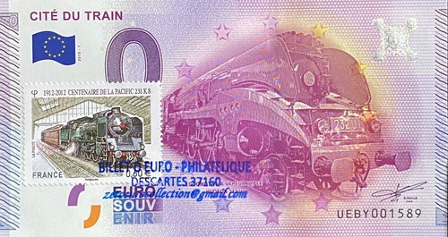Billet euro philathelique - billet,