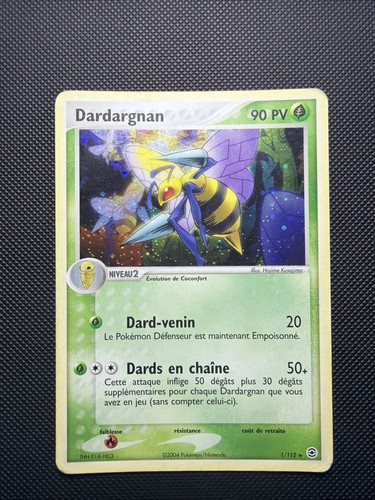 Carte pokémon dardagnan - carte, 1/112