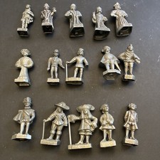 ATLAS STARLUX LOT 15 FIGURINES METAL LES ROIS FRANCE Plomb Vintage Style Kinder