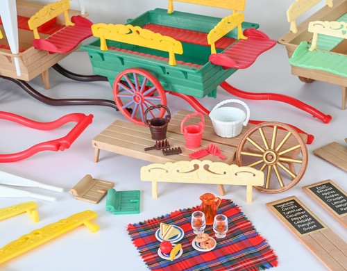 Sylvanian cart spares pony - cart,