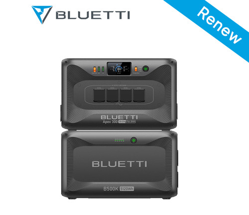 Bluetti apex 300 b500k 3840w - bluetti,