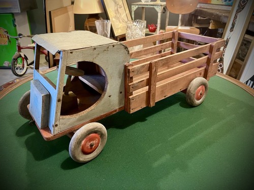 Ancien camion jouet bois - camion,