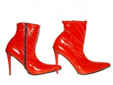 Promotion! Bottes Vernis Rouge 36 - 47 Bolingier Pologne