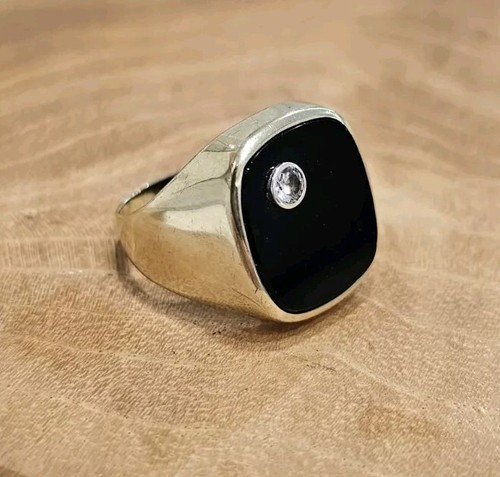 Bague jonc jaune 333 onyx - jonc,