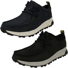 Hommes Clarks Cuir Nubuck