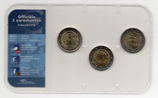Pièces de 2 euros - Collection officielle de pièces de 2 euros KNM - État...