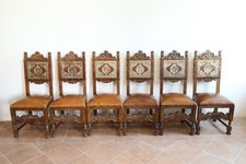 6 Chaises Néorenaissance