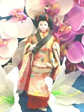  🎀🎁🎁💗  Poupee Asiatique geisha  anciennes   POUR  LA RESTAURATION 🎁🎁🎁❤️❤️