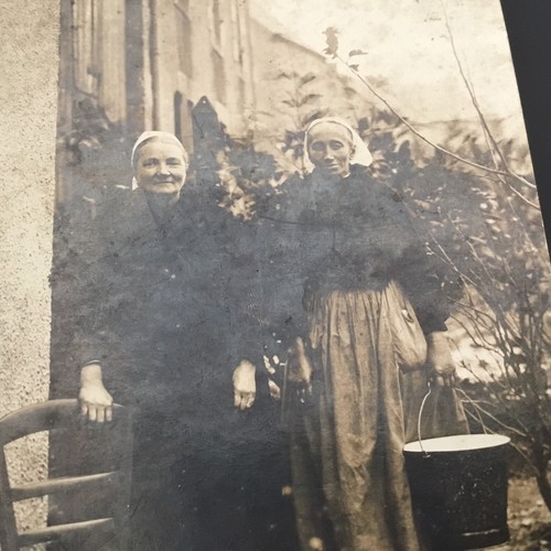 Carte photo ancienne costume - carte,