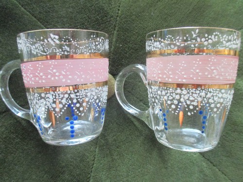 Tasses anciennes cristal - tasses, en