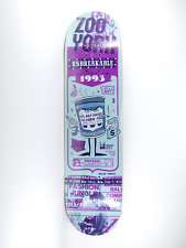 Vintage Skateboard Deck - ZOO YORK Zered Basset  - 2009 Old Stock - mint