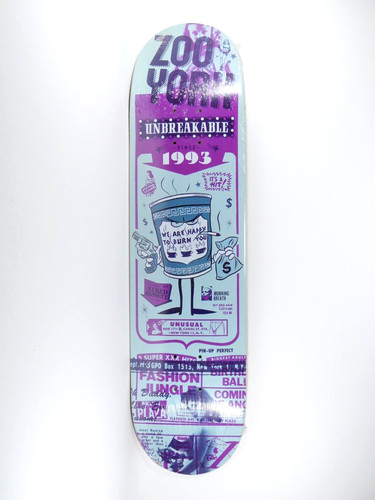Vintage skateboard deck zoo - vintage,