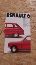 CATALOGUE/BROCHURE RENAULT 6 - RENAULT R6 / 1979