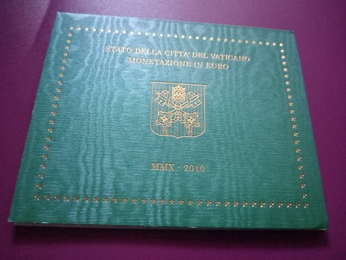 Coffret euros vatican 2010 - coffret,