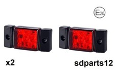 2pcs Feux D'Encombrement 3 LED