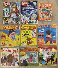 Lot de 9 Magazines pour enfants - Okapi, Pomme d'Api, J'aime lire, Astrapi, Mill