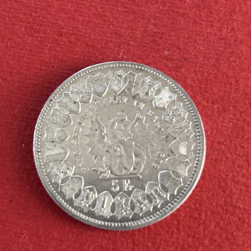 Francs suisse argent 1879 - 5,