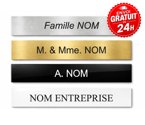 Plaque boite aux lettres - plaque,