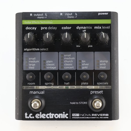 Used reverb effector - reverb, tc