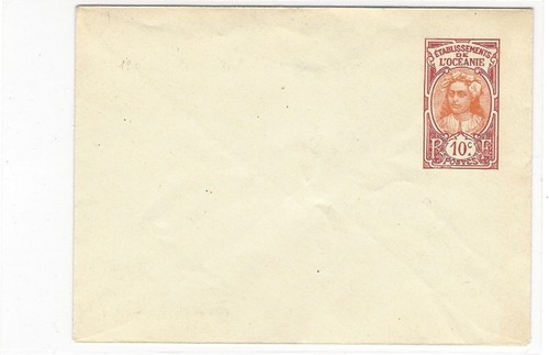 Oceanie entier enveloppe 10c - enveloppe,