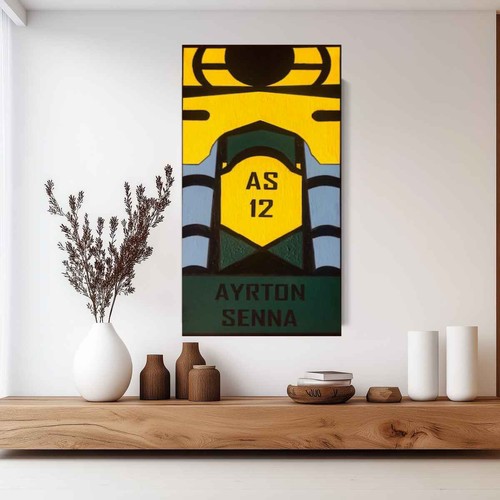 Ayrton senna œuvre - ayrton, d'art
