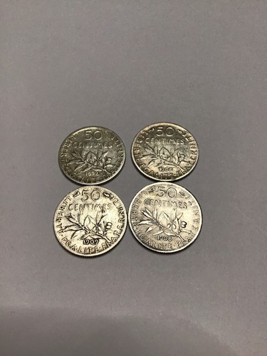Lot pièces argent centimes - argent,