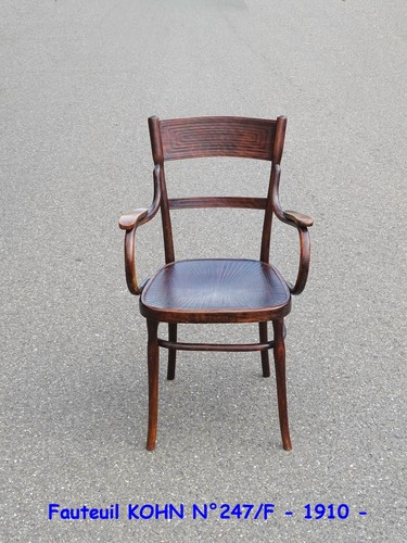 Fauteuil kohn 247 par - kohn, n°247/f