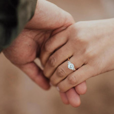Bague de mariage diamant
