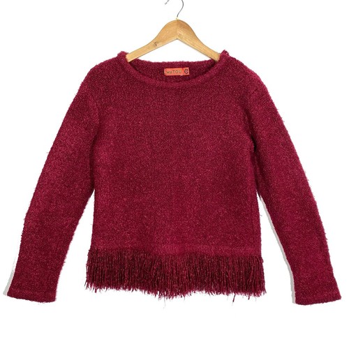 Pull bordeaux cyber y2k - pull,