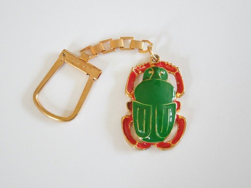 Porte clés doré émail - porte-clés,