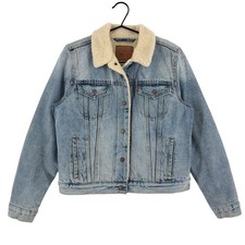 Veste Trucker Sherpa Denim