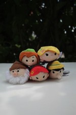 Lot 5 Mini Peluche Tsum Tsum Peter Pan Raiponce Ariel  Pinocchio Grincheux