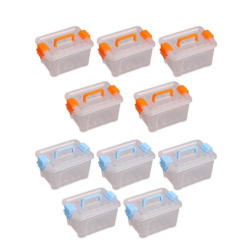Lot boîtes transparentes - de,
