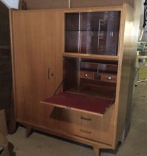 Meuble Secretaire Vintage, Pieds Compas.