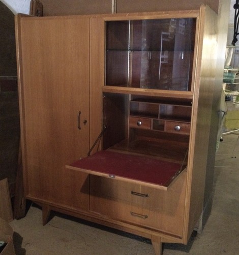 Meuble secretaire vintage - meuble,
