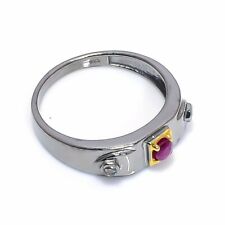 Rubis Gemme Bague Diamant