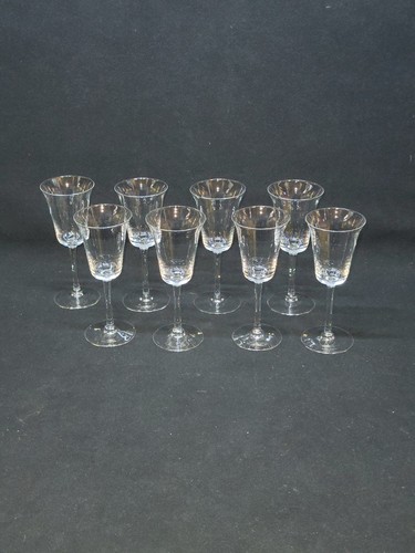 Verres pied cristal - 8, en