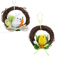 Pâques Mini Rotin Guirlande