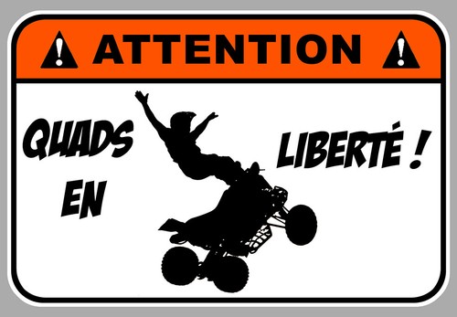 Quad liberte attention - quad, en