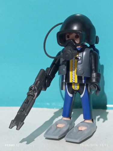 Playmobil figurine plongeur - de,