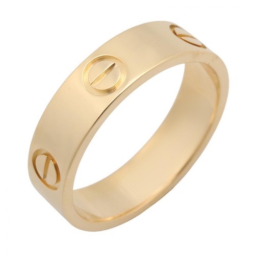 Bague cartier love jaune - bague,