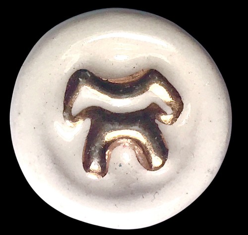Boutons ancien céramique - boutons, en