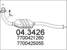 CATALYSEUR RENAULT MEGANE