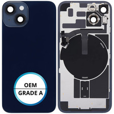 Vitre arrière assemblée - iPhone 14 - NFC + FLASH (ORIGINAL PULLED GRADE A)