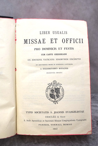 Older liber usualis book by - older,