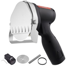 VEVOR Couteau à Kebab Électrique Trancheuse sans Fil Shawarma avec 2 Lames