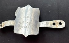 Plaque d'identité ancienne pour vélo - Montpellier - Bicyclette - Collection