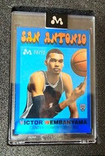 2023-24 Topps Mercury '71-72 Topps #VW8 Insert Blue Victor Wembanyama RC/75